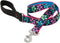 LupinePet Originals 1" Flower Power 4-foot Padded Handle Leash for Medium and Larger Dogs...
