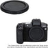 2 Pack RF Mount Body Cap Cover & Rear Lens Cap for Canon EOS R100 R50 R8 R R3 R5 R6 Mark II R7 R10 RP Mirrorless Camera & RF Mount Lenses,with 2 E...