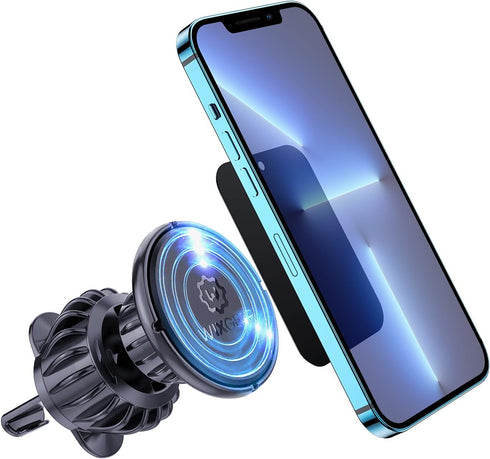 WixGear [2 Pack Universal Air Vent Magnetic Phone Holder for Car, Phone Mount for Car for Cell Phones and Mini Tablets (New Upgraded Vent Locks)...