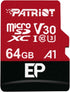 Patriot Memory 64GB A1 / V30 Micro SD Card for Android Phones and Tablets, 4K Video Recording - PEF64GEP31MCX...