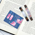 Magnetic Book Markers Landscape Magnetic Bookmarks Magnet Page Markers Set Assorted Book Marks for Students Reading (QS241)...