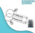 Xiahuyu Pregnancy Announcement Keychain - Silver - Modern - Parenthood - Unisex Adult - New Parents, Expectant Parents...