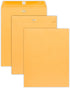 EnDoc 10 x 13 Clasp Envelopes – 10 Pack Brown Kraft Catalog Envelopes with Clasp Closure & Gummed Seal – 28lb Heavyweight Paper 10x13 inches Envel...