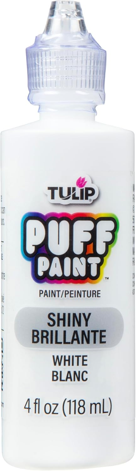 Tulip Puff Paint Slick White 4 Fl Oz (Pack of 1)...