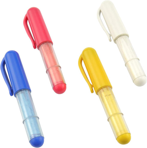 DREAMSTITCH 4 Color Chaco Chalk Liner Pens Style - Needle Felting Tool Chaco Chalk Marker Sewing Tools - White, Red, Blue, Yellow - 4-Color Chaco ...