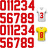 Zonon 22 Pieces Iron on Numbers T Shirt Heat Transfer 0 to 9 Jersey Numbers for Team Uniform Sports(Red,8 Inch)...