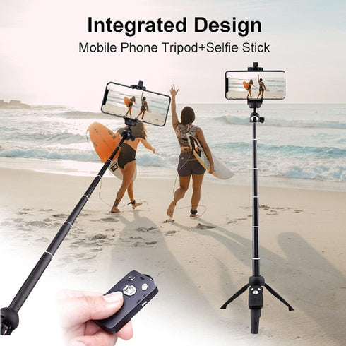 Tripod Monopod Selfie Stick 40 Inch with Wireless Remote Shutter Control Phone Clip Holder?Compatible with iPhone15 14 13 12 11 Pro max Xs X 8 7 P...