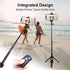 Tripod Monopod Selfie Stick 40 Inch with Wireless Remote Shutter Control Phone Clip Holder?Compatible with iPhone15 14 13 12 11 Pro max Xs X 8 7 P...