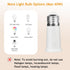 2 Pack Light Socket Extender - 6.5CM/2.55 Inch E26 Light Bulb Extension Socket E26 to E26 Standard Medium Base Light Bulb Adapter E26 Socket Exten...