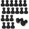 SMART&COOL Black 20 Pack Strong Silicone Push Pin Magnets, Anti Scratch Fridge Magnets, Small Push Pin Magnets, Magnets for Refrigerator, Whiteboa...