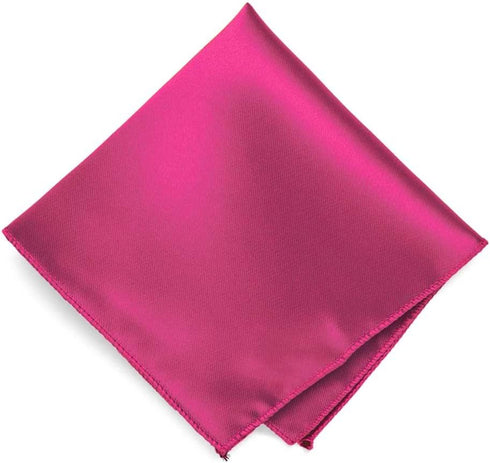 tiemart Fuchsia Solid Color Pocket Square...