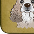 Caroline's Treasures BB1464DDM Cocker Spaniel Spoiled Dog Lives Here Dish Drying Mat Absorbent Dish Drying Mat Pad for Kitchen Counter Dish Draine...