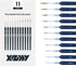 11Pcs Fine Detail Paint Brushes Set Fine Tip Paint Brush Miniature Mini Paints Brush for Watercolor, Oil, Acrylic, Face, Nail, Scale Model Paintin...