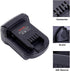 Adapter Compatible with Dewalt 20V Max Battery to Replacement for Milwaukee M18 18V Battery, DW18ML Adapter Compatible with Milwaukee 18V Cordless...