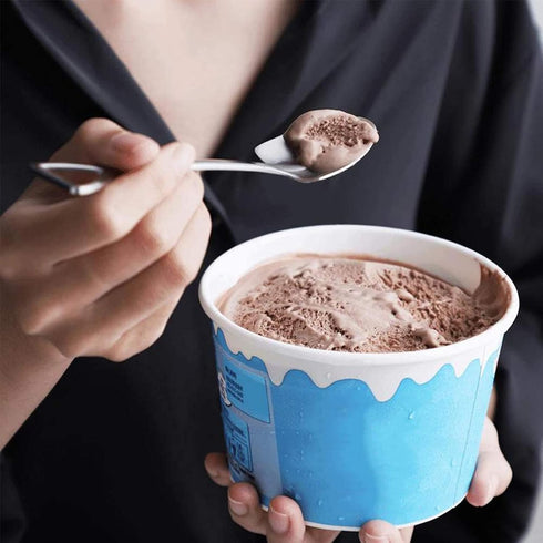 4PCS Coffee Spoons Serving Spoons Tea Spoons Ice Cream Spoon Stainless Steel Shovel Spoon Spade Spoon Mini Shovel Spoons Tiny Spoon for Dessert Fr...