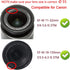 D3500 Lens Cap (55mm) Compatible for Nikon D3500 D7500 w/AF-P 18-55mm Lens, Compatible for Sony FE 28-70mm Lens (2 Pack)...