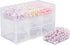 Segbeauty 3 Tiers Acrylic Jewelry Organizer, 9 Grid Clear Desk Organizer with Drawers, Clear Stackable Storage Drawers, Small Storage Drawers for ...