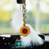 YGMONER Sunflower Car Interior Rear View Mirror Hanging Accessories Car Decor for Women...