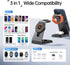 3 in 1 Magnetic Wireless Charging Station 18W Max for Apple iPhone/iWatch/Airpods,iPhone15,14,13,12,11 (Pro,Pro Max)/XS/XR/XS, iWatch9/8/Ultra2/1/...
