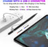 Stylus for iPad,Stylus for iPhone, Rechargeable Stylus Pen,1.4mm Fine Tip for Drawing and Writing, Compatible iPad Pro/iPhone and iPad/iPad Mini/i...