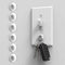 Eutuxia Magnetic Key Holder for Wall - Get Your Car & Home Keys Easier and Faster. Heavy Duty Magnets, Wall Key Holder, No Drilling, 3M Key Hook. ...