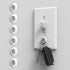Eutuxia Magnetic Key Holder for Wall - Get Your Car & Home Keys Easier and Faster. Heavy Duty Magnets, Wall Key Holder, No Drilling, 3M Key Hook. ...