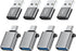 USB to USB C Adapter 8 Pack,USB C to USB Adapter,USB C to USB A Adapter,USB to C Adapter,USB-C to USB Adapter,USB to USBC-C Adapter for iPhone,Mac...