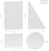 Flexsi Cake Fondant Smoother Shaper - Set of Four Pieces - Designer Essential Versatile Tool To Model, Shape, Smoothen and Finish Sugar Fondant Ca...