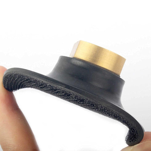 4 Inch Polishing Backing Pad Flexible Rubber Backer for Diamond Polishing Pad Holder Hook and Loop Connector 5/8"-11 Thread...