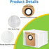 14 Pack Dust Bags Replacement for Eufy L60 / L60 Hybrid / L60 SES / L50 Series Robot Vacuums Replacement Dust Bags Vacuum Cleaner Self-Empty Stati...