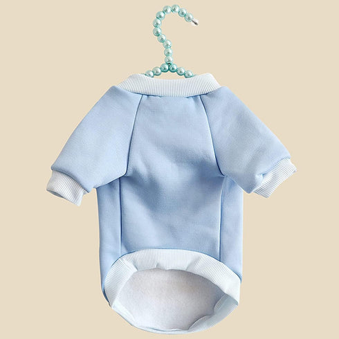 Cat sweaters Shirts for Cats - Hairless Cat Cotton Tshirts Pet Clothes - Pullover Kitten T-Shirts with Sleeves - Cats & Small Dogs Apparel (Blue, ...