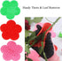 Plastic Rose Stripper Thorn Leaf Stripping Tool Rose Stem Remover Removal Tools Floral Arrangement for Garden Flower (Pink)...