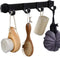 Magnetic BBQ Tool Rack, Universal Fridge Organizer Grill Cutlery Holder Towel Hanger - 4 Adjustable Rail Hooks Storage For Hanging Kitchen Utensil...