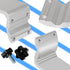 58182 Stow N' Go Grill Rail Mount Bracket, Compatible with Any Kuma Grill and RV Boat Camping Inside/Outboard 7/8" to 1-1/4" Round or 1-1/4" Squar...