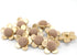20 pcs Flower Brown Fabric Core Sewing Shank Coat Buttons -30mm -1 3/16"...