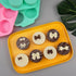 Actvty Round Chocolate Covered Cookie Molds, 3 Pcs Cylinder Chocolate Candy Silicone Molds, Perfect for Chocolate Covered Oreos, Candy, Cakes, Jel...
