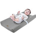 Super Soft and Stretchy Changing Pad Cover 2pk by BlueSnail (Heather Grey)...