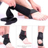 Ankle Brace Support Adjustable Breathable Elastic Nylon Material Fit for Most Size Use for Sports (Black 1pcs)...