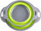 2pcs Silica Gel Folding Drainage Basket, Vegetable wash Basin, Foldable Fruit Dish ?Green?...