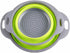 2pcs Silica Gel Folding Drainage Basket, Vegetable wash Basin, Foldable Fruit Dish ?Green?...