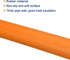 MECCANIXITY Foam Grip Tubing Handle Grips 32mm ID 44mm OD 5ft Orange for Utensils, Fitness, Tools Handle Support...