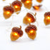 Impress Life Thanksgiving Decoration Acorn String Lights, 10ft Silver Wire 40 LED Battery Powered with Dimmable Remote Timer for Ice Age, Indoor,W...