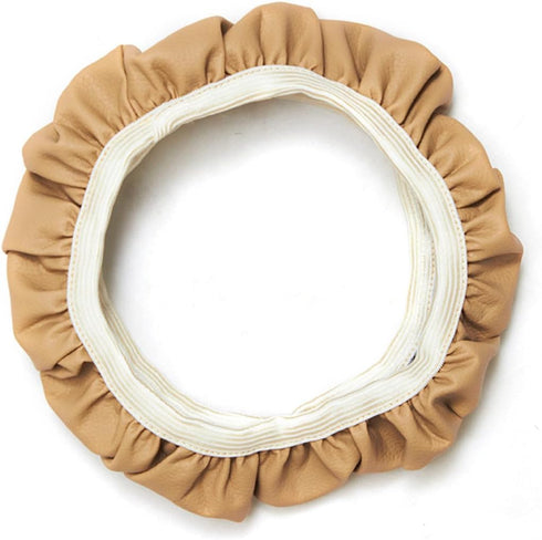 15 Inch Car Steering Wheel Cover, Anti-Slip Breathable Automotiv PU Leather Elastic Stretch Steering Wheel Protector for Women Men, Vehicle Access...
