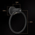 Enbrighten Towel Ring, Motion Sensing, Night Light, Battery Operated, Hand Towel Holder/Hanger for Bathroom, Kitchen, Matte Black, 79181...