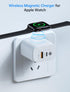 3 in 1 Charger Block with Built-in Watch Charger, 20W Portable Dual Ports Charging Brick USB C Wall Plug for Apple Watch 9/8/7/6/5/4/3/2/1/SE/Ultr...