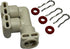 Fluid connector F-form 66821 for Jura Thermoblock 2003,Fully automatic coffee machine water line, steam connection joint (applicable to a variety ...