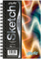 UCreate Fashion Poly Sketch Book, Neon Squiggles, 6" x 9", 1 Count...