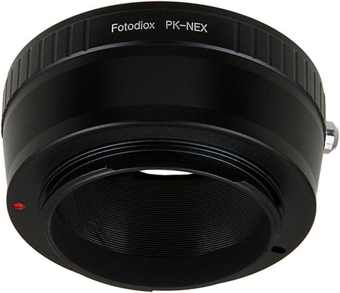 Fotodiox Lens Mount Adapter- PK-NEX, Pentax K/PK Lens to Sony Alpha Nex E-mount Camera Adapter, fit Sony NEX 3, Nex 5, NEX-VG10...