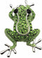 VALICLUD 3D Green Frog Necklace for Women Crystal Frog Jewelry Frog Brooch with Silver Chain Alloy Frog Stuff Animal Frog Jewelry Frogs Charm (5. ...