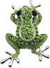VALICLUD 3D Green Frog Necklace for Women Crystal Frog Jewelry Frog Brooch with Silver Chain Alloy Frog Stuff Animal Frog Jewelry Frogs Charm (5. ...